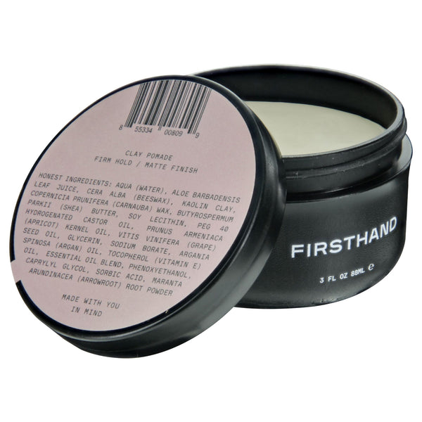 Firsthand Supply Clay Pomade Open