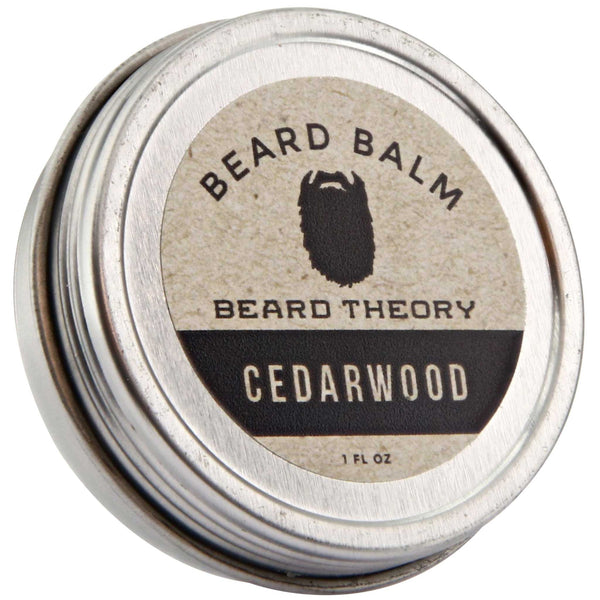 Beard Theory Cedarwood Beard Balm Top Label