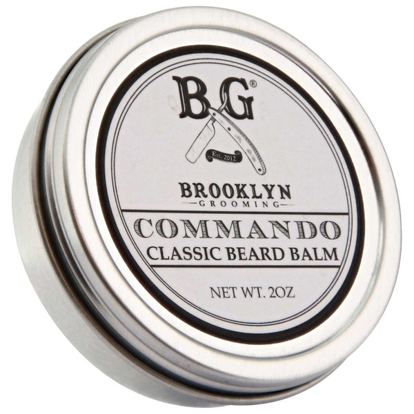 Brooklyn Grooming Commando Beard Balm Top Label