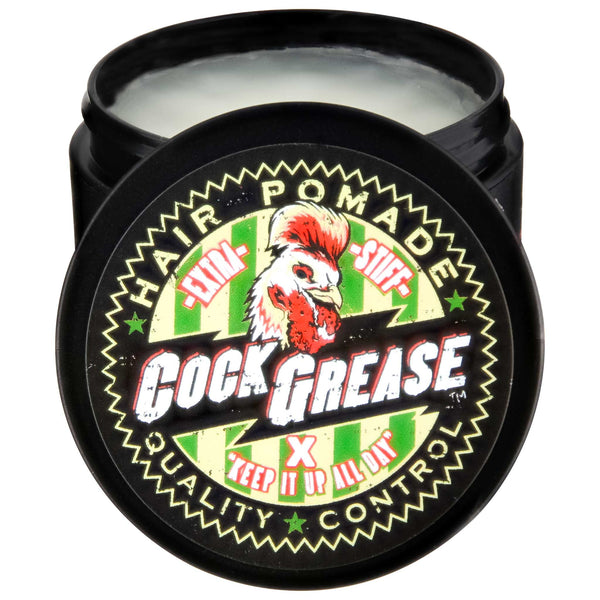 open container of Cock Grease X Pomade