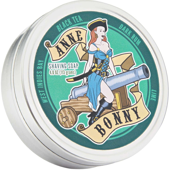 Dr. Jon's Anne Bonny Shave Soap Top Label