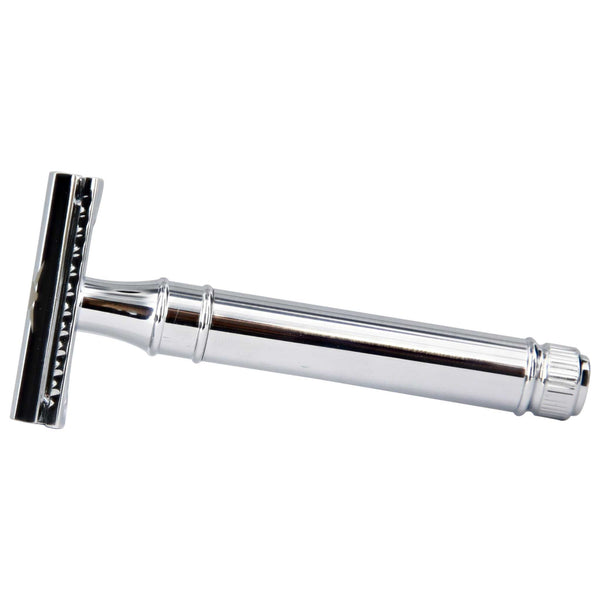 classic design with precision engineering and modern manufacturing creating a perfect safety razor