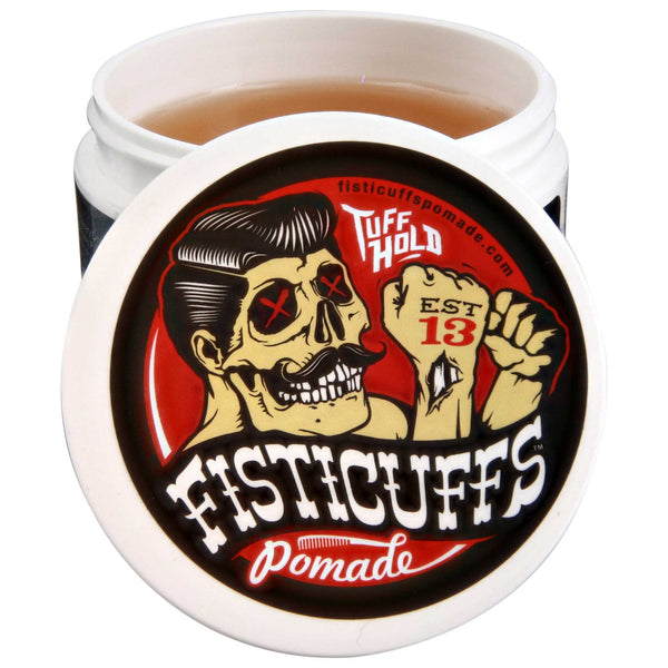 Fisticuffs Pomade Top open