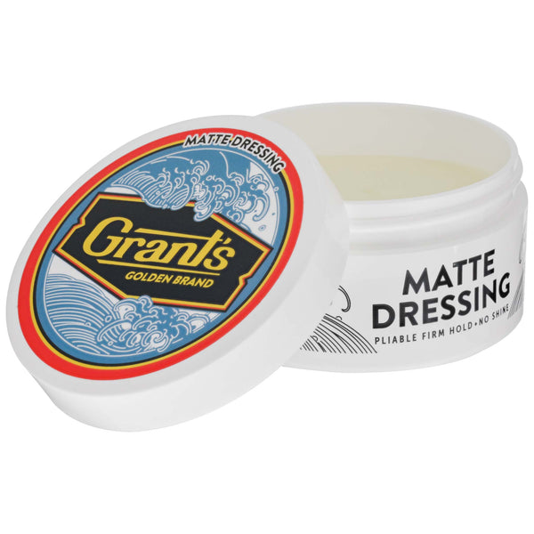 Grant's Golden Brand Pomade Matte Dressing Open