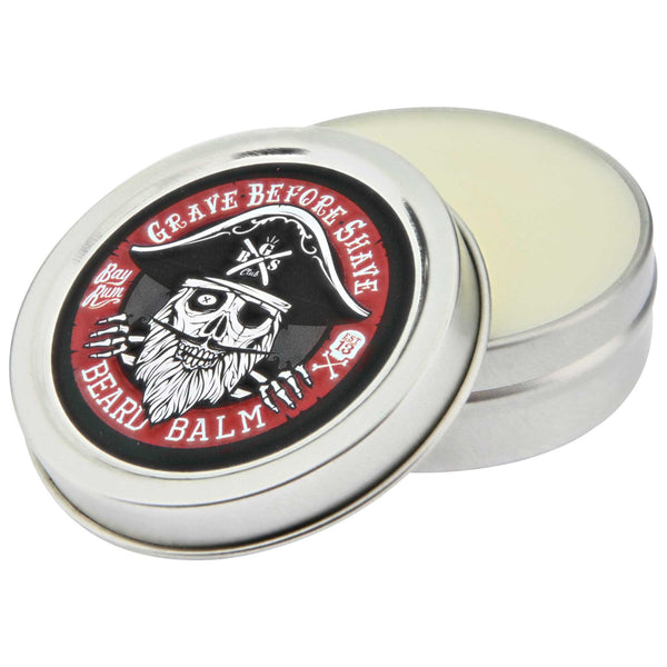 Grave Before Shave Bay Rum Beard Balm Open