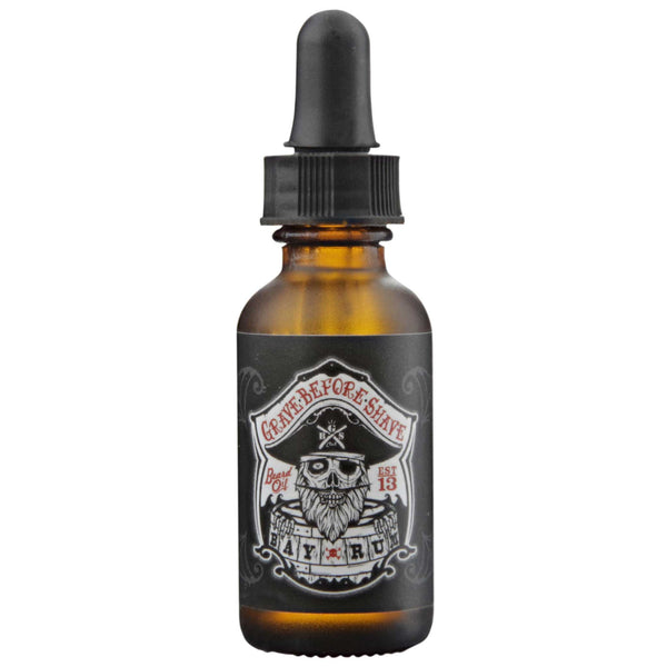 Beard Oil Bay Rum Scent Front Label