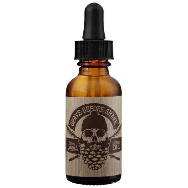 Beard Oil Pine Scent Front Label