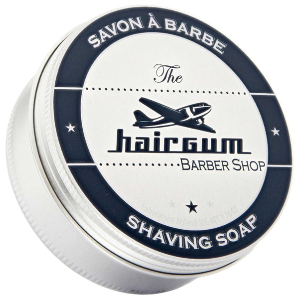 Hairgum Barber Shave Soap Top Label