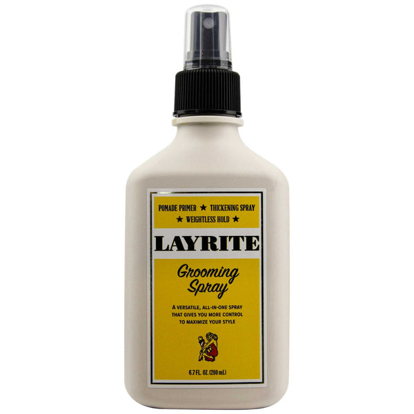 Layrite grooming spray for adding healthy shine and volume