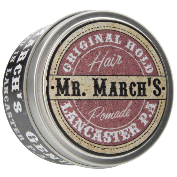 Mr. March's Original Pomade Top Label