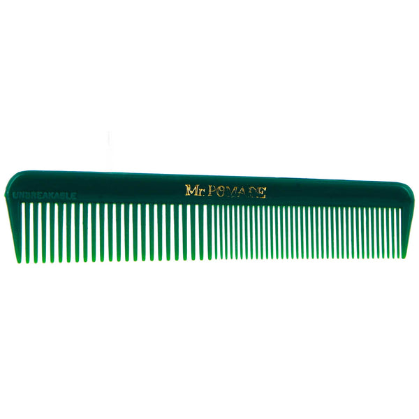 Green Mr. Pomade Pocket comb for daily travels