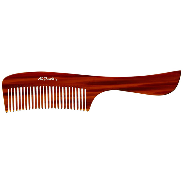 This comb is Saw cut, hand polished and buffed to create soft rounded teeth