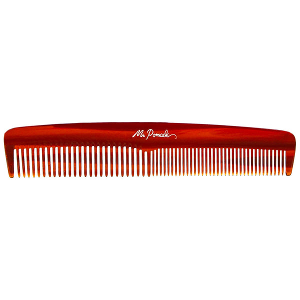 a great travel comb that helps you style your hair with pomade or wax