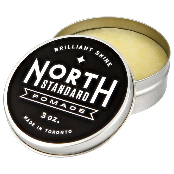 open tin of North Standard Pomade 