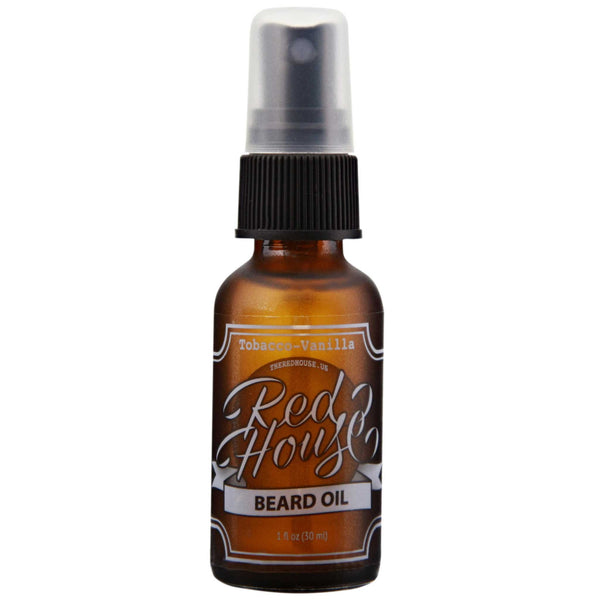 Red House Beard Oil Front Label