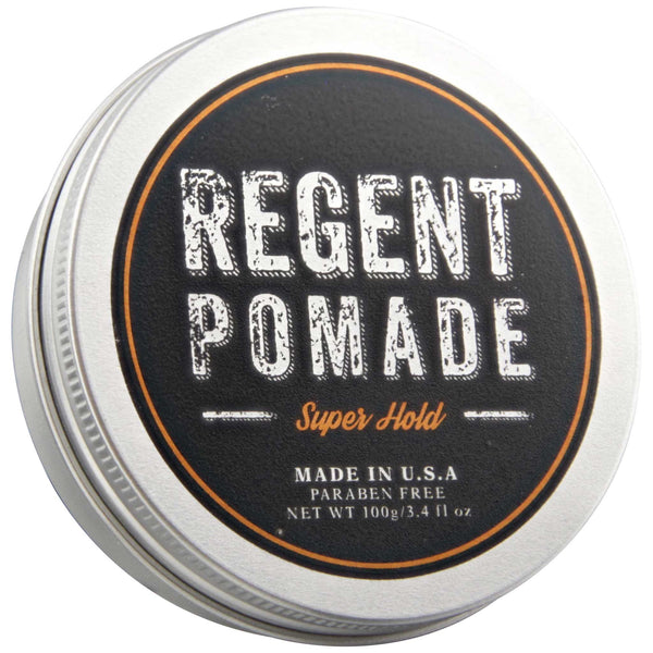 Regent Pomade Super Hold Top Label