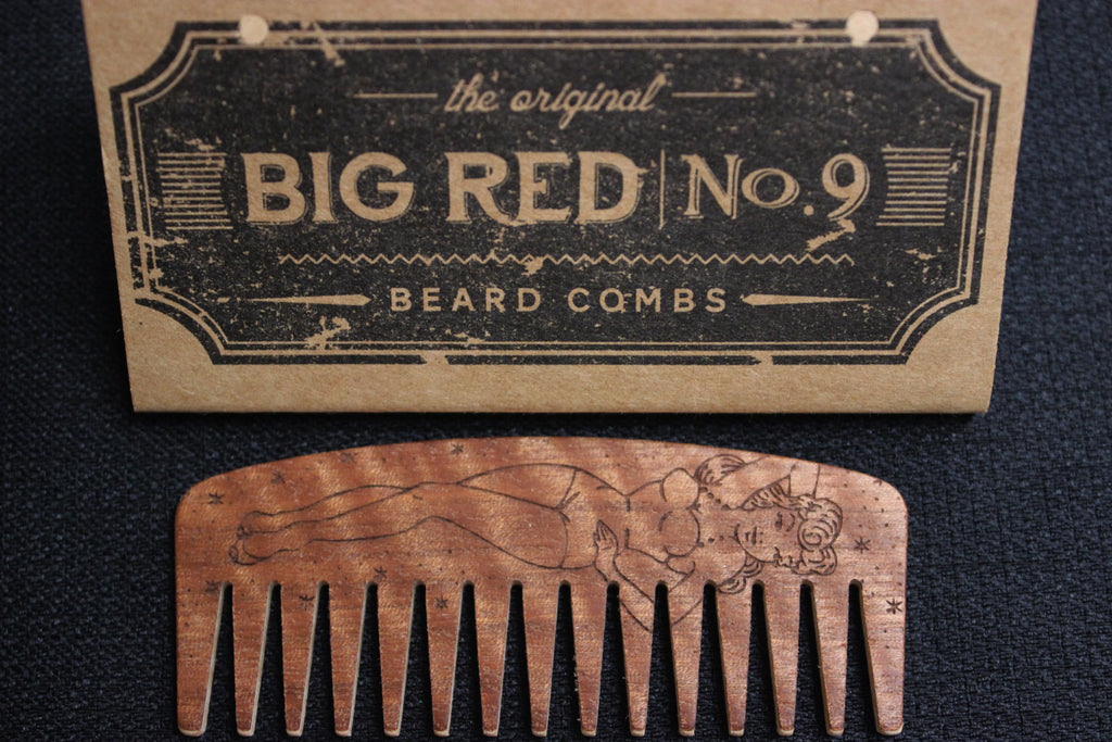 Big Red Comb, Schmiere Waterbased, Groomed beard