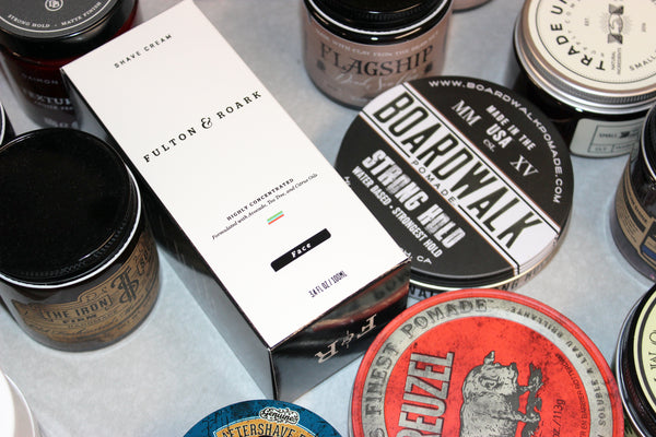 Fulton and Roark Shave Cream, Hairstyle, Barber Skills