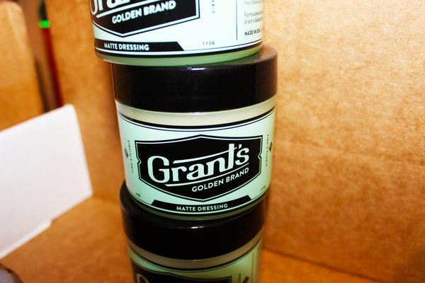 Grants Pomade, Premum Blends Beard Oil, Baxter Pomade