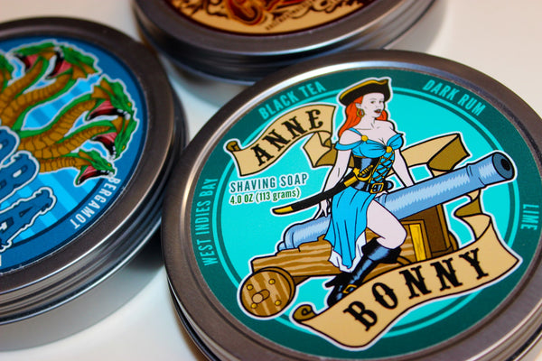 Anne Bonny Shave Soap, Suavecito Beard Wax Kent 87T