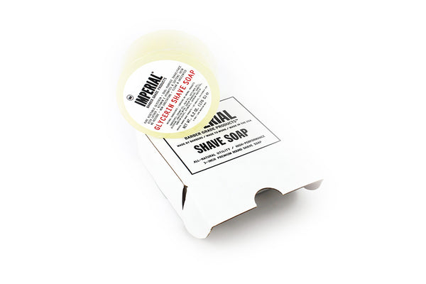 Imperial Glycerin Shave Soap, Premium Blends Aftershave