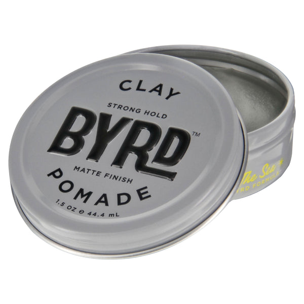 Byrd Clay Pomade 1.5oz Open