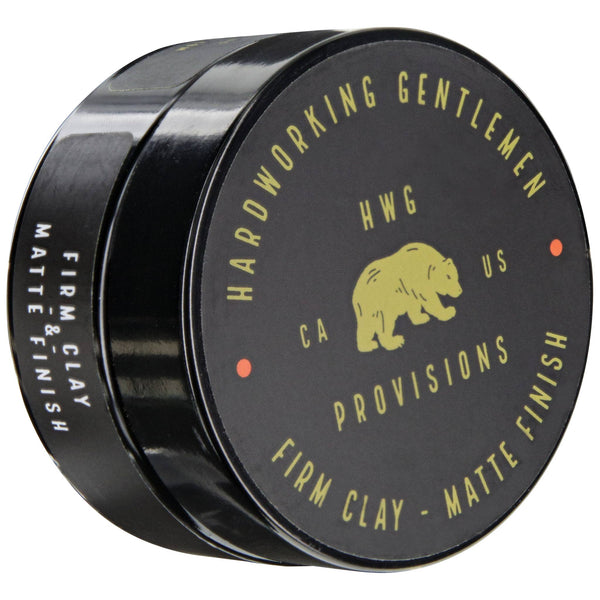 Hardworking Gentlemen Firm Clay Pomade Front Angle