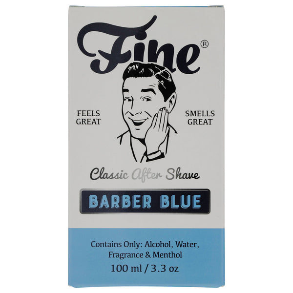 Mr. Fine Barber Blues After Shave Box Front