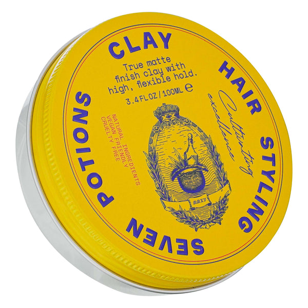 Seven Potions Hair Styling Clay Front Tin