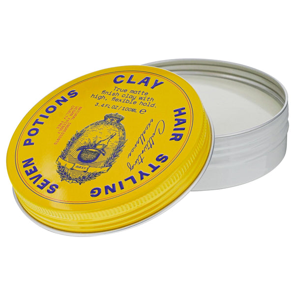 Seven Potions Hair Styling Clay Open Tin