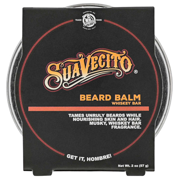 Suavecito Beard Balm Whiskey Bar Front