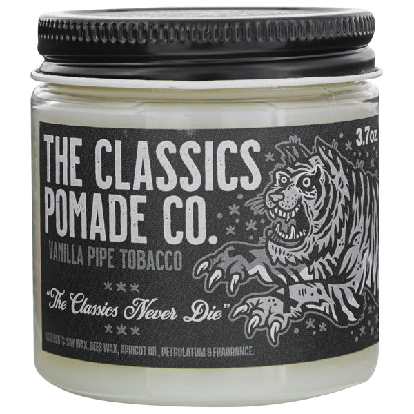 The Classics Pomade Co. 40's Vanilla Pipe Tobacco Front