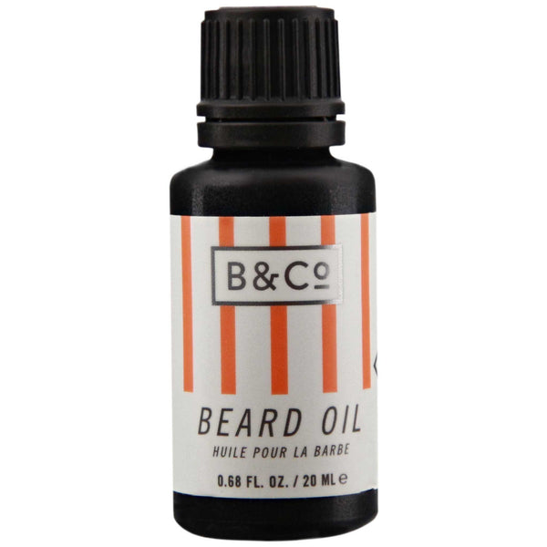 Barber & Co. Beard Oil Side Label