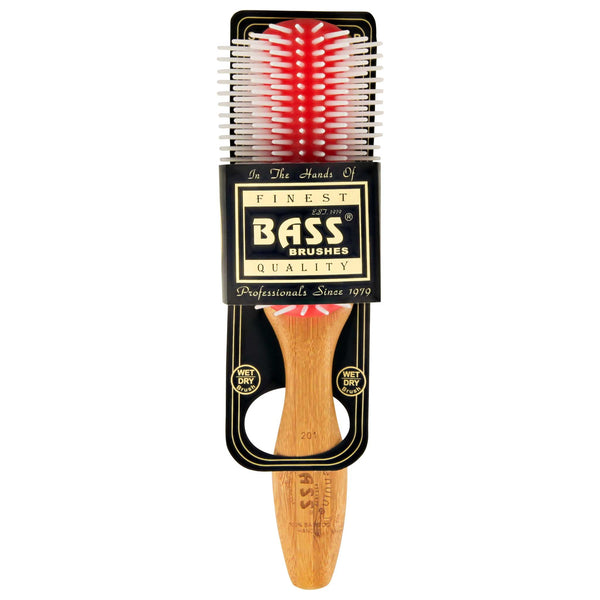 Bass Nylon Bristle Brush- Red Packaging