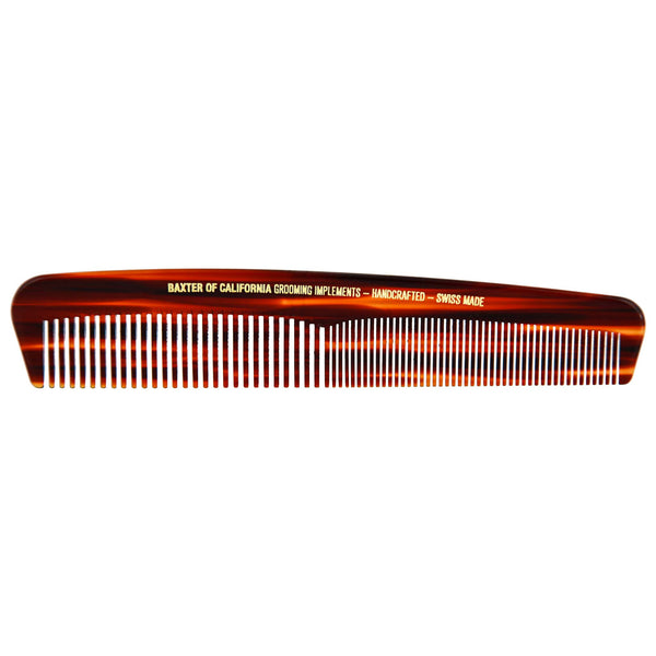 Baxter Large comb for beards or hair with wide teeth and fine teeth