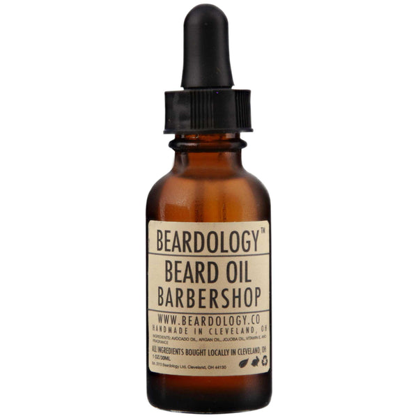 Beardology Barbershop Beard Oil Front Label