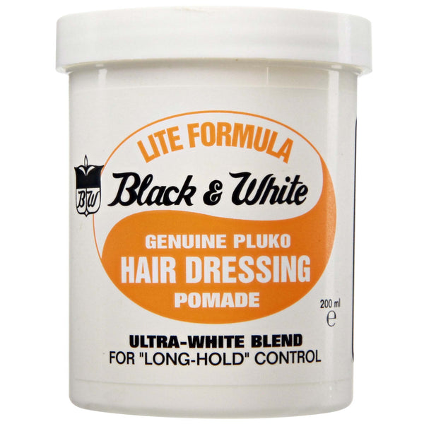 Black & White Genuine Pluko Lite Hair Dressing Pomade