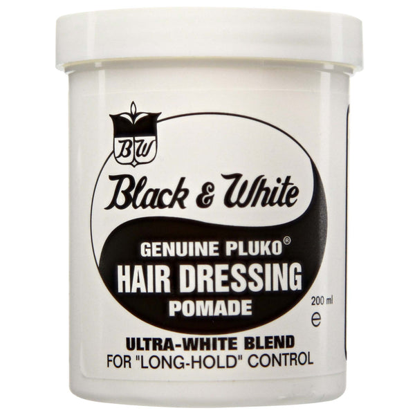 Black & White Genuine Pluko Hair Dressing Pomade