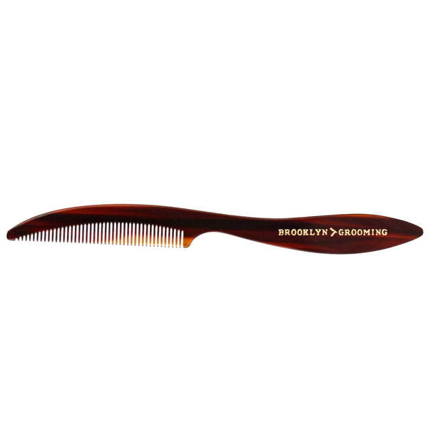 the most beautiful mustache comb ever made by brooklyn grooming