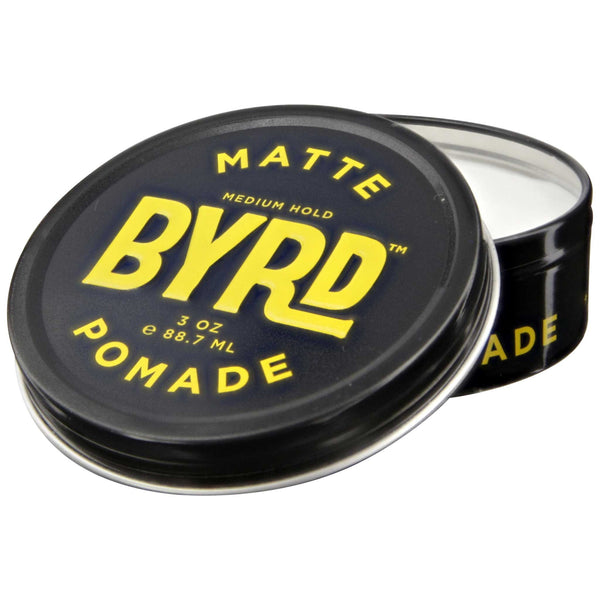 Byrd Matte Pomade 3 oz Open
