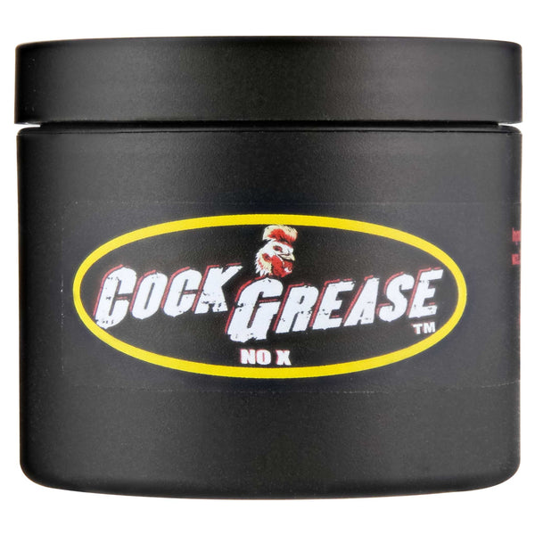 side view of Cock Grease No X Pomade