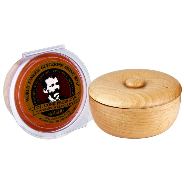 shaving bowl with free shaving soap and who doesn't like free