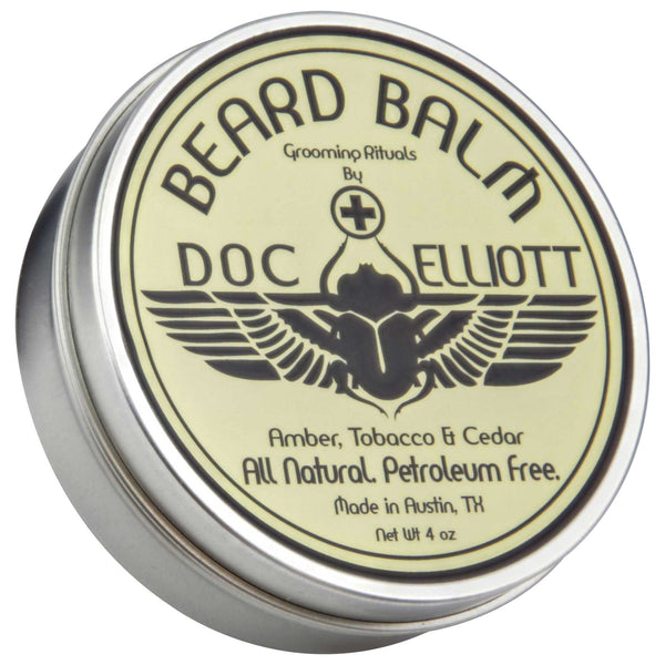 get rid of dandruff in your beard with doc elliott beard balm