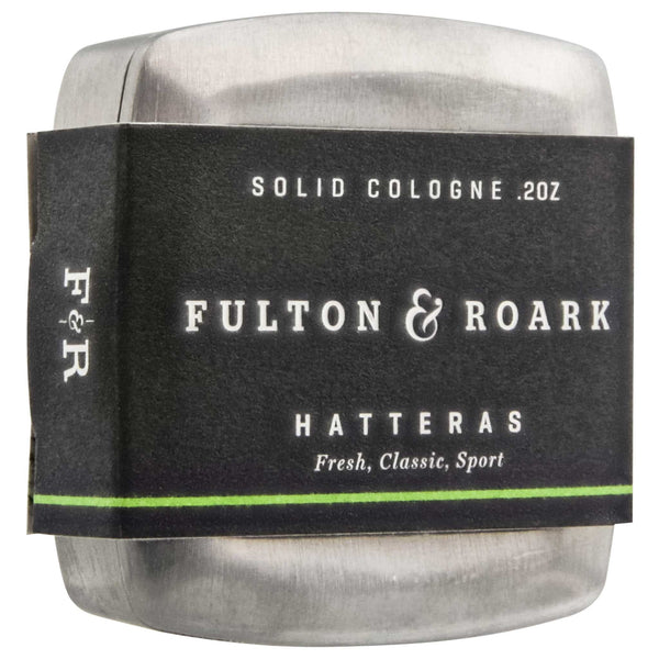 Fulton & Roark Hatteras Solid Cologne packaging