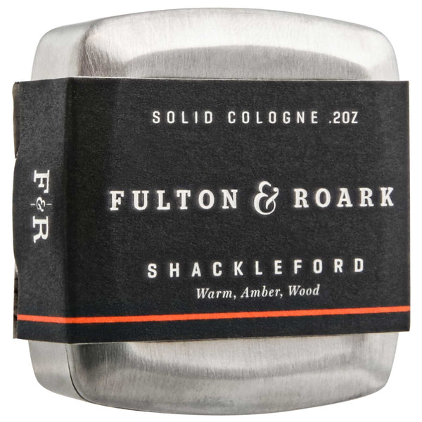Fulton & Roark Shackleford Solid Cologne packaging