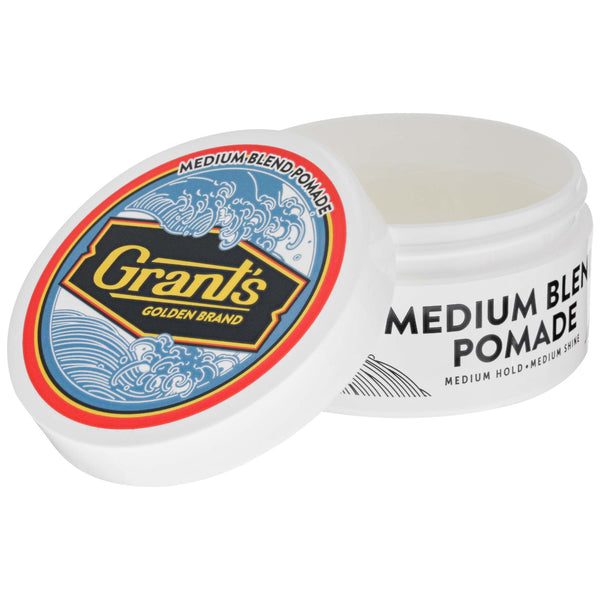 Grant's Golden Brand Pomade Medium Blend Open