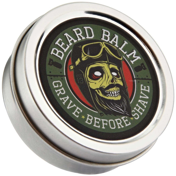 Grave Before Shave Beard Balm Top Label