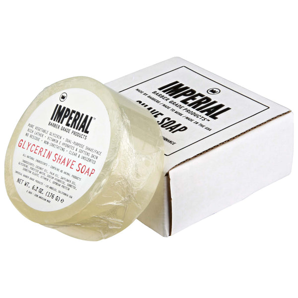 Imperial Glycerin Shave Soap Open