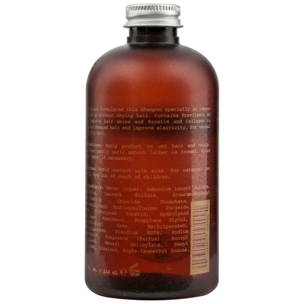 bottle of shampoo from JS Sloane that is deep cleaning without drying