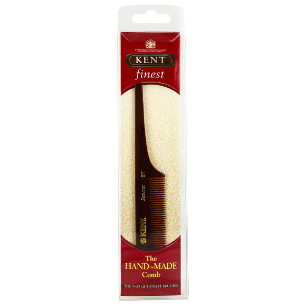 Saw cut and handmade Fine toothed Kent Comb 8T